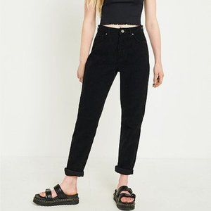 BDG Mom Black Corduroy Jeans Size 27